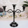 Metal Silver/Gold Plated Candle Holders 7-Arms Stand Zinc Alloy High Quality Pillar For Wedding Portavelas Candelabra 210722