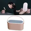 Travel Makeup Case LED Light Mirror Portable Cosmetic Box for Womenギフトバッグケース219K