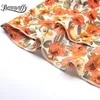 Surplice Neck Floral Print Tie Waist Ruffle Wrap Dresses Summer Women Vacation Casual Beach Style Long Dress 210510