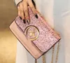 Girly Texture Small Square Bag Autumn/Winter 2021 One-Shoulder Messenger Broadband Female Bags