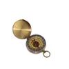 Mini Feestartikelen Lichtgevende Pocket Messing Watch Style Ring Sleutelhanger Camping Wandelen Hunting Marching Kompas Navigatie Outdoor Compasses met Doos Verpakking