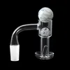 Haute qualité plat haut fumer Terp Slurper Quartz Banger avec verre marbre ensemble 10mm 14mm 18mm mâle femelle clous pour bangs d'eau