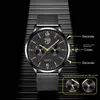 Наручные часы Relogio Masculino Роскошные деловые мужские часы из нержавеющей стали с сетчатым ремнем Кварцевые кожаные спортивные наручные часы Мужские Lumino251z