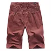 4 couleurs hommes Cargo Shorts été Style classique 100% coton décontracté Bermuda Section mince pantalon court homme marque 210720