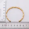 Pig Nose Bangles Metal Texture Simple Geometric Hollow line Open Adjustable Bangles Women Fashion Party Jewelry Gift