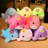 12CM New Cute Animal Dolphin Plush Toy Small Pendant Keychain Bag Decoration Accessories Doll Children Boy Girl Gift G1019