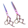 Hair Scissors Professional 5.5" 6.0" JP Stainless Steel Purple Dragon Beauty Cutting Hairdressing Thinning Shears 9005#