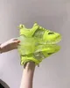 추천 품질 젤리 여성 야외 볼링 신발 럭셔리 디자이너 신발 가루 녹색 화이트 3 색상 크기 35-39