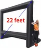 large inflatable movie screen