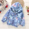 Casual Windbreaker voor Meisjes Waterdichte Regenjas Lente Kinderen Bovenkleding Hooded Jassen Kinderkleding 2-4-6-8 jaar 211011