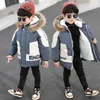 -30 degrees New Winter baby hooded clothing boys coat cotton plus velvet thicken warm jacket children parka 2-8 yrs kids clothes H0910