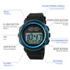 Skmei Outdoor Sport Watch Men Solar Pu Strap Wristwatches Mens Chronograph Alarm 5bar Waterproof Digital Watch Reloj Hombre 1096 Q0524