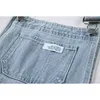Salopette di jeans larghi Tute Donna Y2K Moda Streetwear Jeans casual alla moda Pantaloni lunghi Pantaloni tascabili vintage coreani 210515