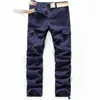 Bolubao Mannen Cargo Broek Mannen Multi Pockets Broek Militaire Camouflage Track Broek Broek Mens Elastische Taille Pant 211013