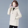 Женские куртки 2022 Женская зимняя куртка длинная теплое пластик