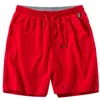 Anbican mode röd casual shorts män sommar varumärke snabb torr löst shorts manlig strand shorts stor storlek 5xl 6xl 7xl 8xl 210720