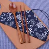 Chopsticks Kinesiska miljövänliga bärbara trä bestick set och skedar resor kostym