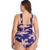 Mais 3xl tamanho mulheres halter swimwear biquíni conjunto push up um-pedaço maiô maiô terno de banho terno