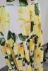 Damski pas startowy DWA SUKIETY PICE SLASH NECLINE KRÓTKOWE RĘCIE RUFFLES Bluzka z kwiatowymi drukowanymi zestawami spódnicy