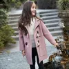 الأطفال الوردي ربيع الشتاء للأطفال فتاة غير رسمية معطف غطاء محرك السيارة الخارجي في سن المراهقة جاكيتات خارجية سميكة جودة عالية 6770459