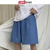 LAPPSTER Uomo Vintage giapponese Cargo Pantaloncini da corsa Estate Uomo Streetwear Moda Harajuku Sudore Uomo Pantaloni larghi 210714