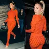 Sexy Club Party Hollow Out See Door 2 Stuk Pant Matching Set Dames Turtleneck Shirt Tops Leggings Skinny Outfit voor Vrouw