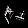 Mode gracieux alliage boucles d'oreilles anneau d'oreille combinaison de Simple un mot forme boucle d'oreille pour les femmes nouveaux bijoux