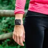 2-in-1-Glasfolie mit Hülle für Apple Watch Ultra 49 mm, Serie 8, 7, Se 6, 5, 4, 3, 41 mm, 45 mm, 44 mm, 40 mm, iWatch-Hüllen, 42 mm, 38 mm, Stoßstangen-Displayschutzfolie