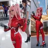 3D Stampato Zero Due costume Cosplay Darling in Franxx 02 Klaxosaur Princess 001 Zentai Halloween Body Catsuit Catsuit Adulti Bambini