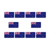 10Pcs/Set Zealand Brooch Vintage Beautiful Flag Lapel Pin For Backpacks Hat Bag Resin Badge Patriotic Trinkets
