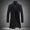 MRMT Marca Giacche da uomo Lungo Tinta unita Trench monopetto Cappotto casual per giacca maschile Abbigliamento esterno 211011