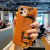 F Fashion Designer Phone Cases for iphone 12 12Pro Max 11 11pro XS XR XsMax 78 Top Quality Leather Wristband Holder Cellphone Cov4521398