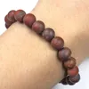 Bärade strängar naturliga matt röd hematit frostad amazonit stenarmband runt pärlor 6/8/10/12mm för smycken DIY som gör män och kvinnor int