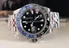 8 Style Watches For Men Ceramic Bezel Watch Mens Automatic Eta 2836 Blue Dial Gmt 126719 Blro BPF 126710 Jubilee Bracelet 116710 B3007