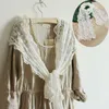 Scarves Stylish Women Long Scarf Embroidery Floral Crochet Mesh Lace Trim Shawl EQ