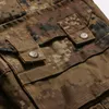 Przylotów Spodnie taktyczne Wojskowe Mężczyźni Kamuflaż Spodnie Cargo Camo Army Męskie Odzież robocza Walka Prosto Fit Spodnie 210518