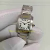 2 Style prawdziwe zdjęcie z oryginalnym pudełkiem Women Watch Women 20,5 mm W51007 Steel 18K żółte złoto kwarcowe kobiety Bransoletka Bransoletka zegarki