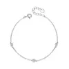 Merryshine minimalist 925 sterling sier cz diamond adjustable wholale bracelet