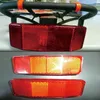 Bicycle Lights Rear Light Battery Type Rack Tail Safety Caution Warning Reflector Disc Panier Reflective Bike2944814