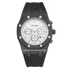 PINTIME Silicone Mens Watch Top Brand Luxury Quartz Clock Calendar Military Watch Men Sport Wristwatch Relogio Masculino Relojes X0625