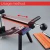 [Video]1 Set fixed angle knife sharpener professional sharpening tool set meal grindstone diamond grinding board 210615