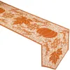 Thanksgiving Table Runner Feuilles D'érable Citrouille Tables Tissu Drapeau Automne Famille Nappe Décoration 20 * 80 pouces Articles De Fête CGY69