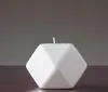 4 Colors Ceramics Candle Holder Molds Multilateral Geometric Ceramic Candlestick Home Crafts Decorations Candles Rack Mold SN2613