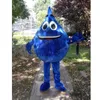 Halloween Blue Water Drop Mascot Costume di alta qualità Caratteri anime tema del cartone animato Adulti di dimensioni natalizia festa di compleanno di carnivale esterno outfit