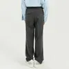 IEFB Men's Wear Spring Back Asymmetric Pockets Suit Pants Korean Mid Waist Versatile Casual Trousers Ealstic Waist 9Y5977 210524