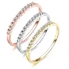 Уникальное кольцо Real 14k 585 Золотая свадьба для женщин 0,12CT Moissanite Diamond годовщина