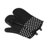 Oven Mitts Silicone Gloves Kitchen Microwave Non Slip Heat Resistant Glove Slip-resistant Cooking Cake Baking Grilling Tools Bakeware ZL0014