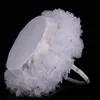 Western Wedding Ceremony Romantic Flower Girls Basket Rhinestone Foam Rose Flower Feathers Petals Bouquets Holder