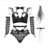 Sexy Cosplay Costumes For Women White Black Bride Outfit Maid Temptation Porn Bridal lingerie Lace Cute Wedding Slut AV Dress Y0913