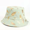 Summer Bucket Hat Fisherman cap women Men Gift wide brim Floral Universal Outdoor Travel Sun beach hats GGA4642